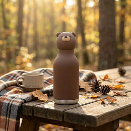 Бутылка-термос для напитков Asobu "Bestie", медведь, 460 мл